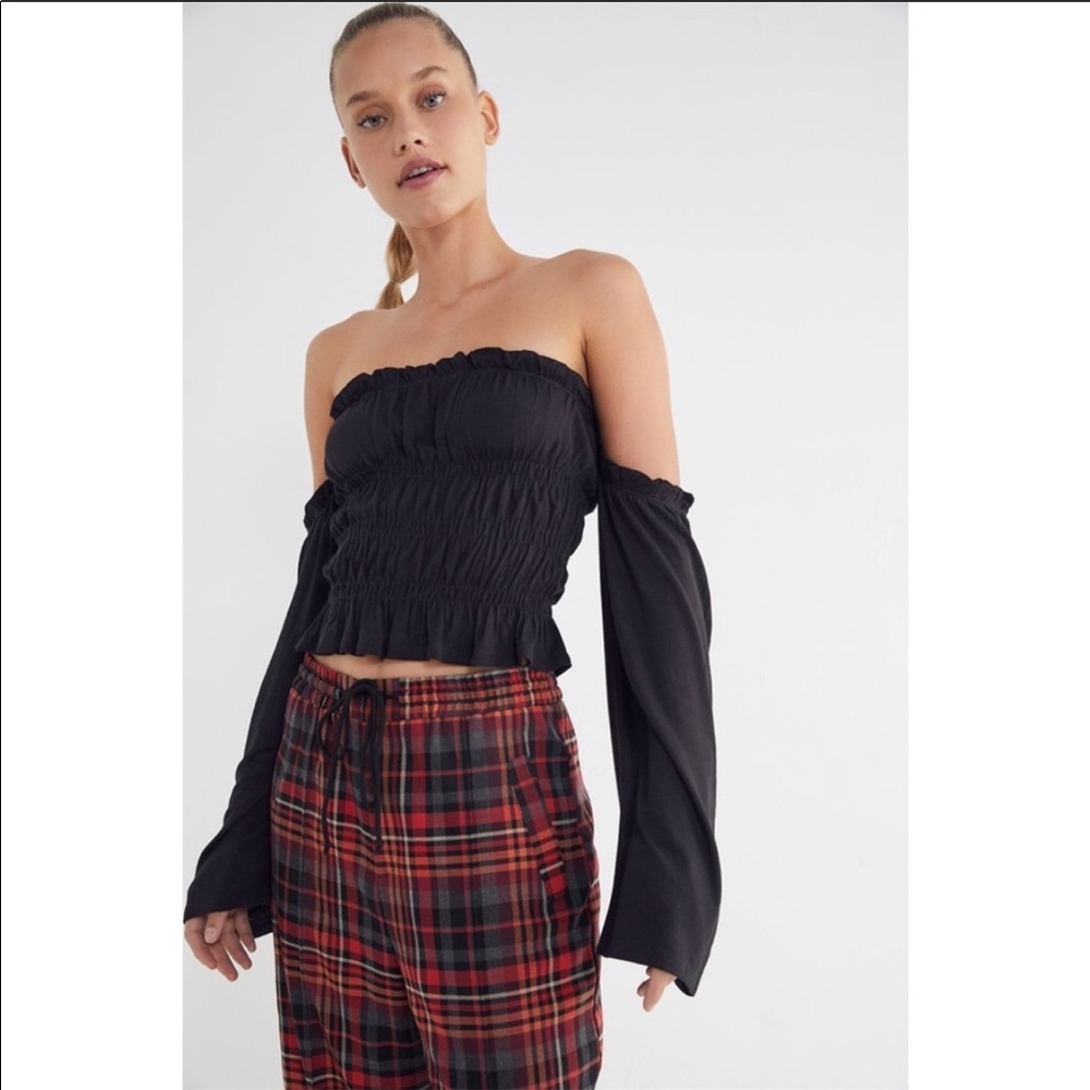 Urban Outfitters Bryon Off Shoulder Top